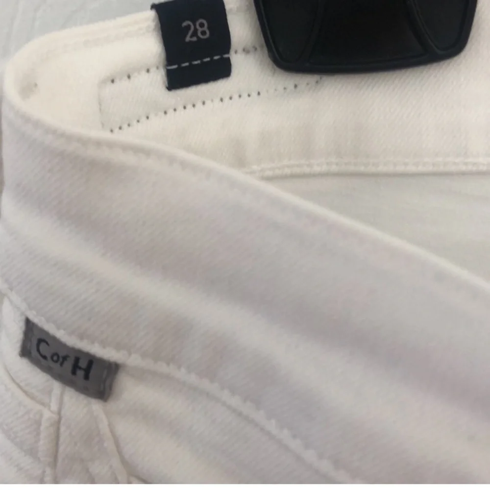 Citizens of  Humanity Rocket Crop White High Rise Skinny Jeans - Picture 10 of 10